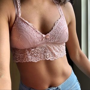 Sexy Cute Pink Padded Bralette